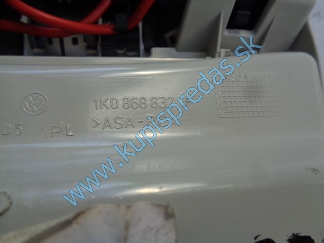 vnútorné osvetlenie na vw volkswagen golf VI, HB, 1K0868837F